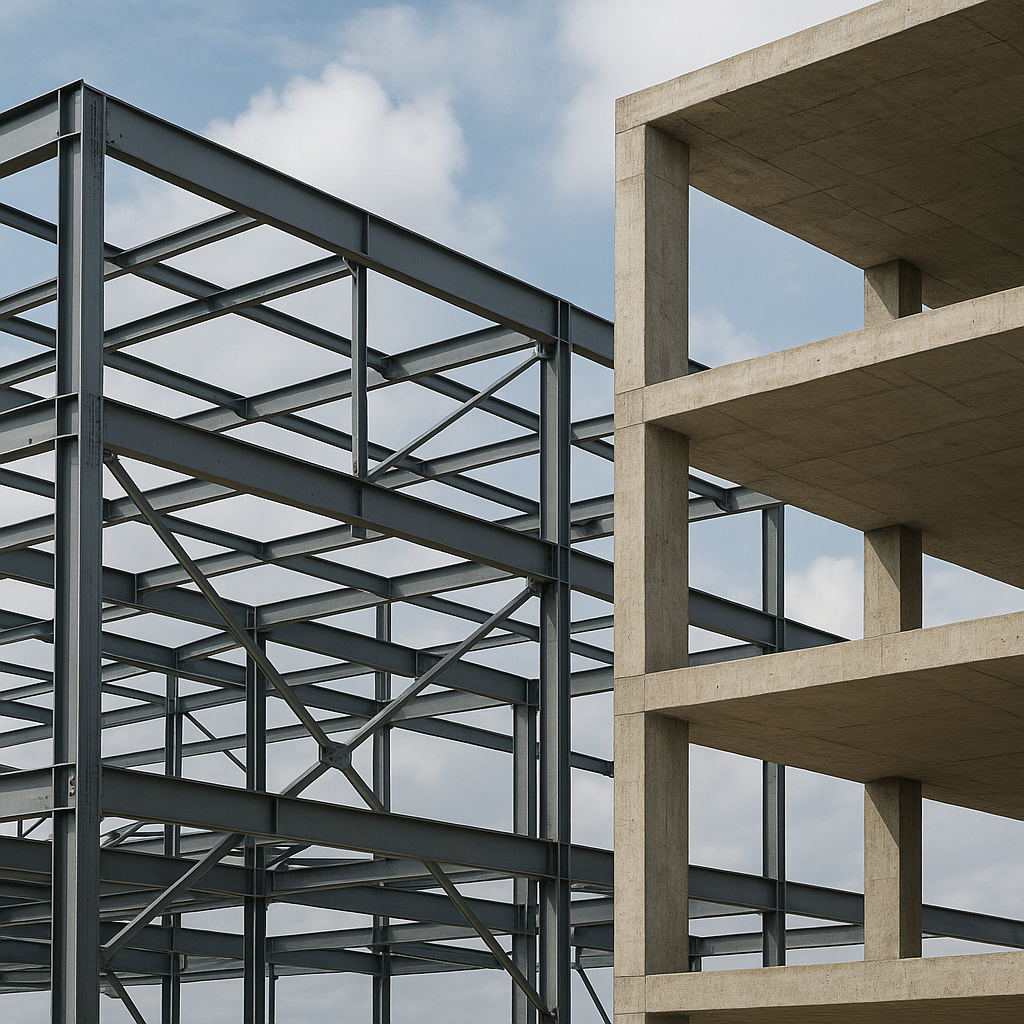 Wady i zalety konstrukcji stalowych względem żelbetowych