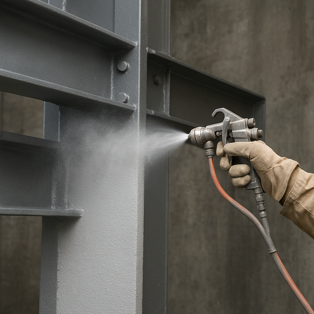 Jak prawidłowo zabezpieczyć konstrukcję stalową przed ogniem