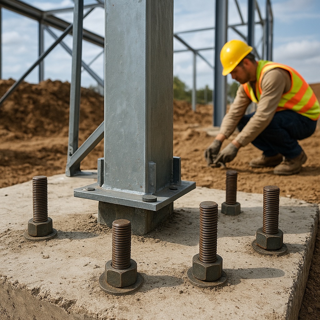 Jak dobrać kotwy fundamentowe pod konstrukcję stalową