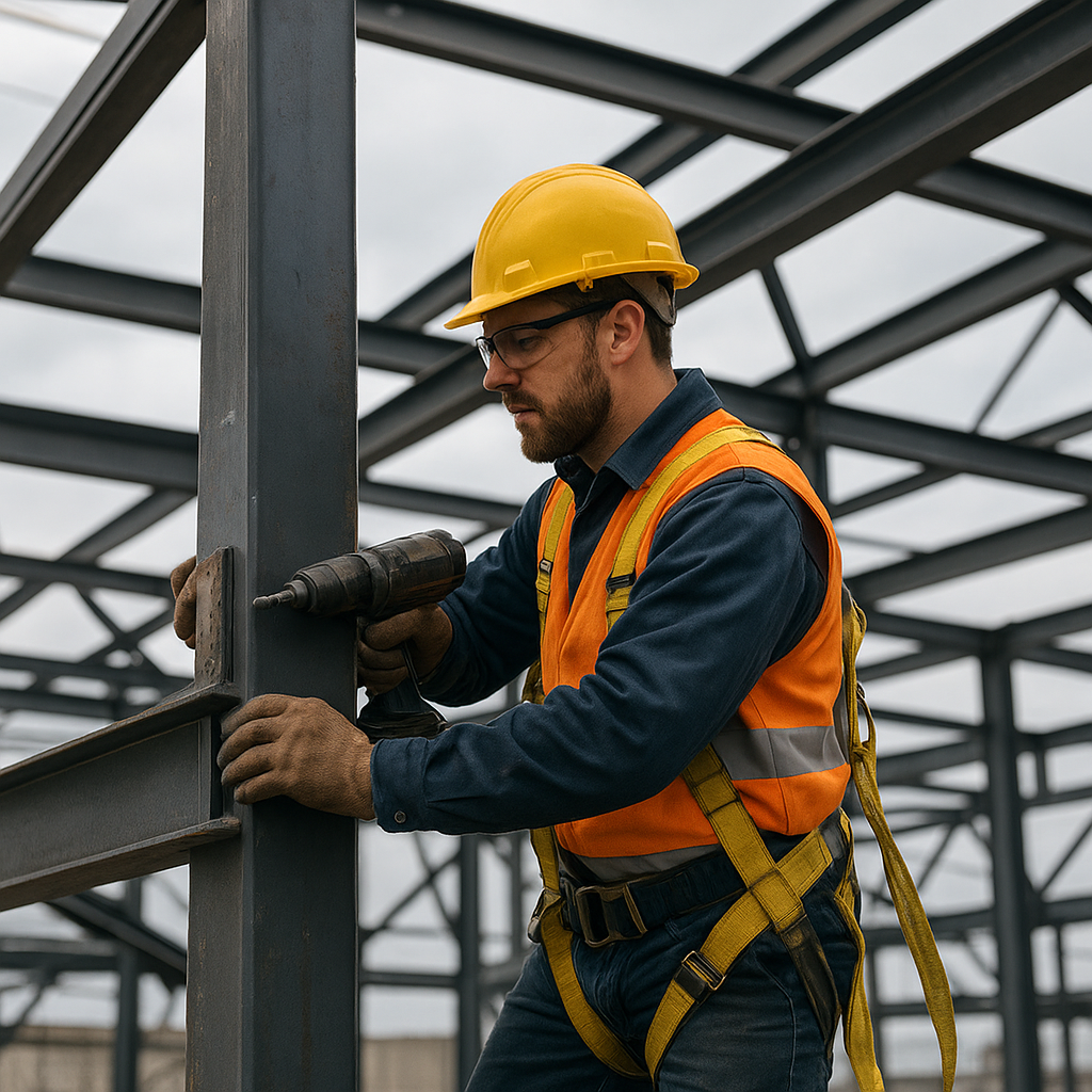 Montaż konstrukcji stalowych – wymagania BHP