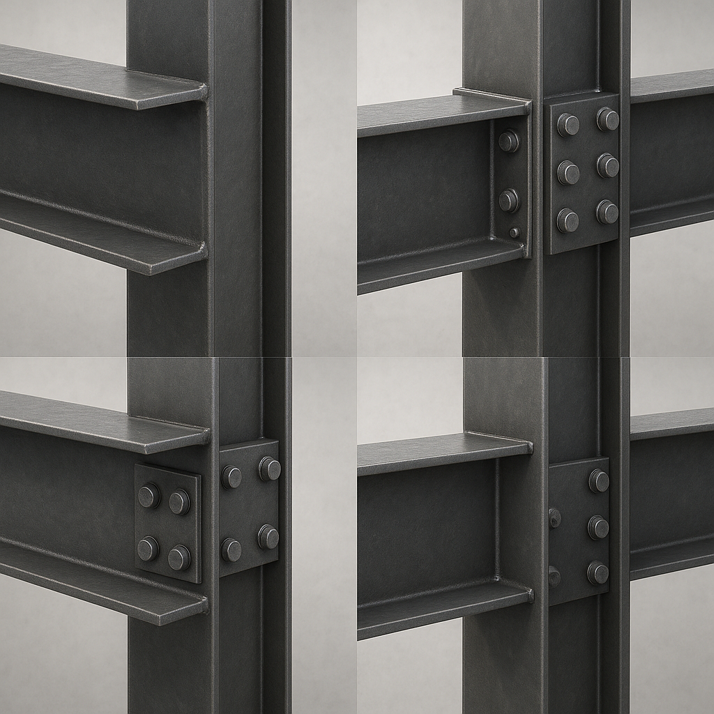 Rodzaje połączeń w konstrukcjach stalowych