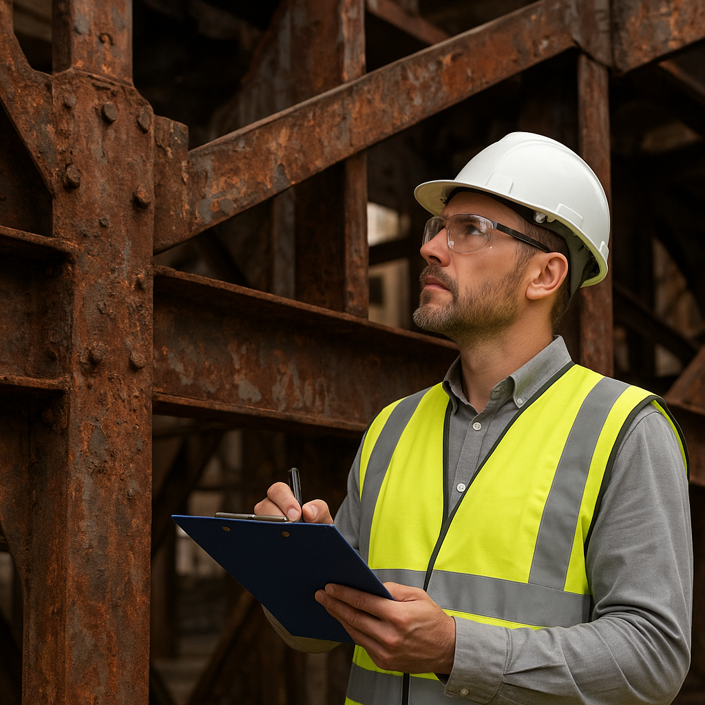 Jak przeprowadzić inspekcję konstrukcji stalowej po latach