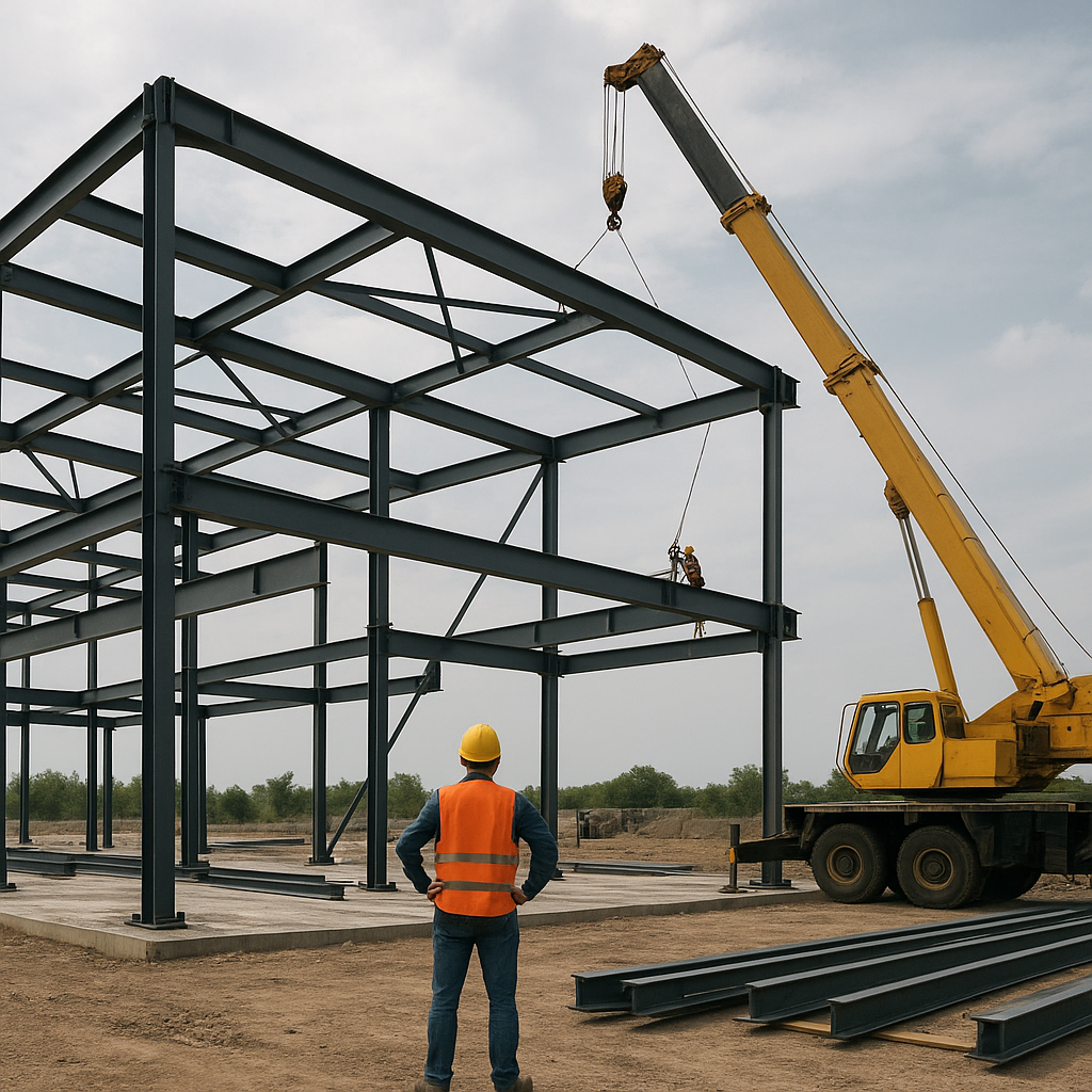 Jak wygląda proces próbnego montażu konstrukcji stalowej